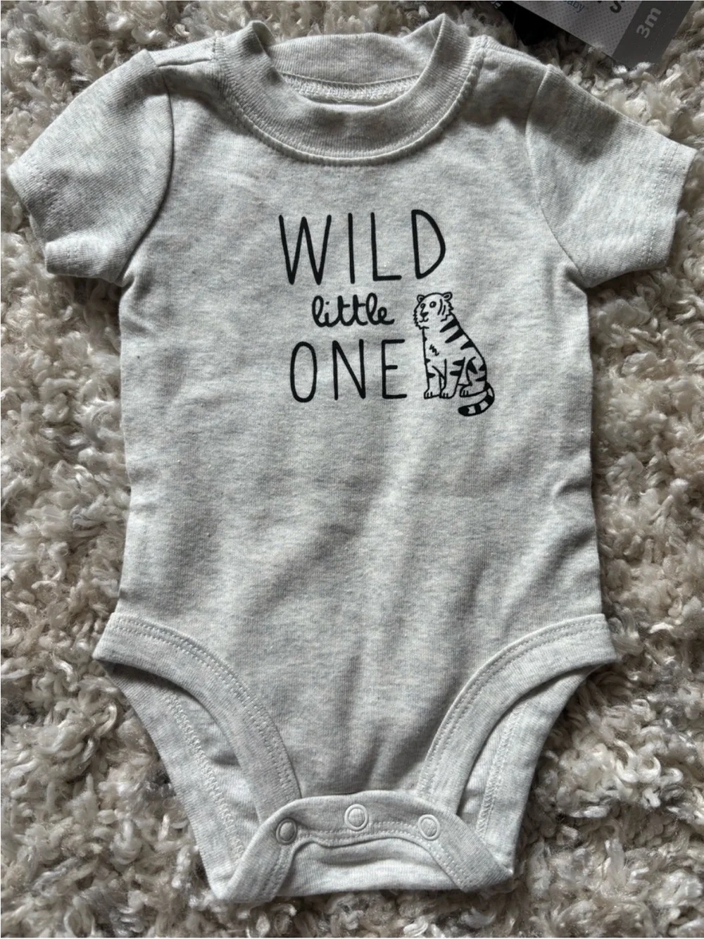 Carter's Black & White 3-Piece Baby Bodysuit and Pant Set | 3m